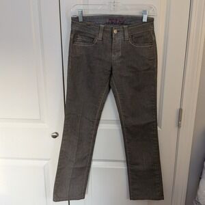 Notify Women's Hellebora Grey Straight Leg Jeans Made in Italy Grunge‎ Size 0/25